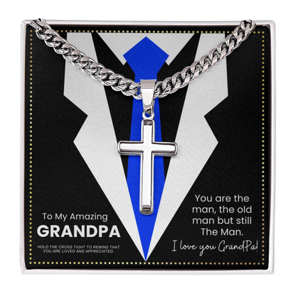 JGF Jewelry Gifts for Family Birthday Gifts For Papa From Granddaughter GrandKids Daughter