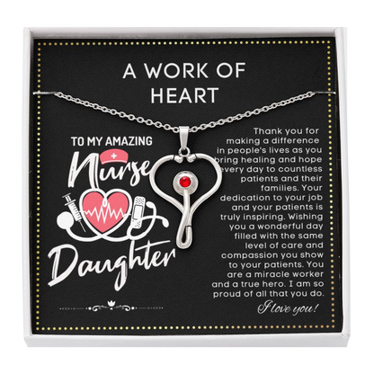 JGF Jewelry Gifts For Family Daughter Nurse Practitioner Gifts For Women