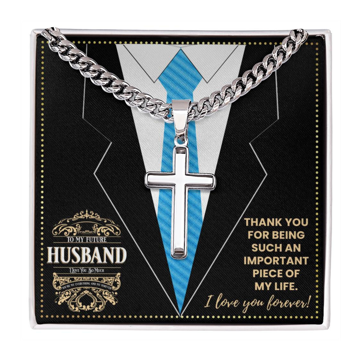 JGF Jewelry Gifts for Family To My Future Husband Necklace