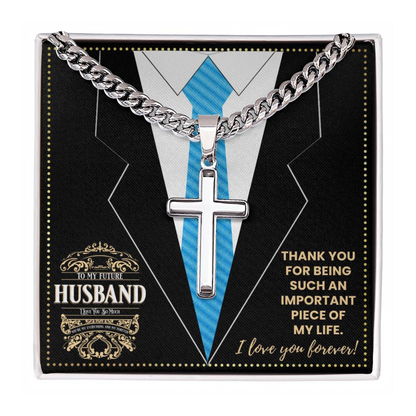 JGF Jewelry Gifts for Family To My Future Husband Necklace