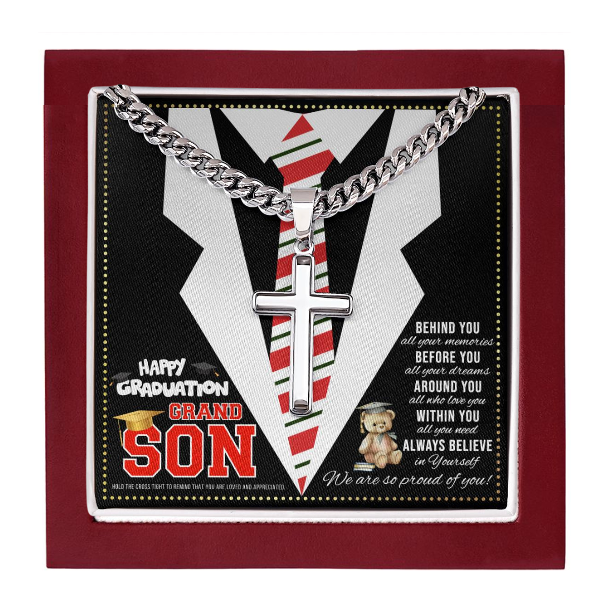 JGF Jewelry Gifts for Family Graduation Gifts For Your Grandson 2024