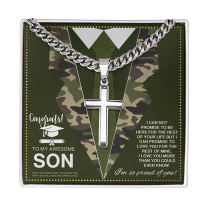 JGF Jewelry Gifts for Family Military Graduation Gifts for Son