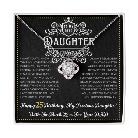 JGF Jewelry Gifts for Family 25 Year Old Female Daughter From Dad