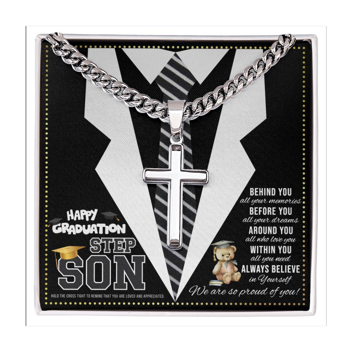 JGF Jewelry Gifts for Family Son Graduation Gifts For Him 2024