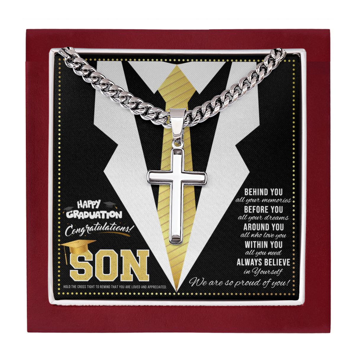 JGF Jewelry Gifts for Family High School Son Graduation Gifts For Him 2024