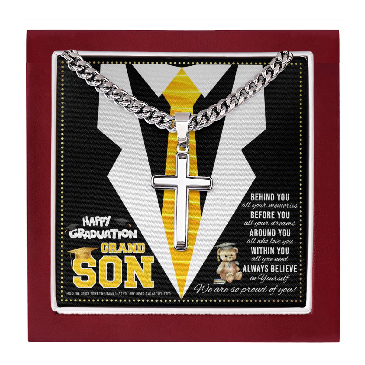 JGF Jewelry Gifts for Family High School Graduation Gifts For Grandson 2024