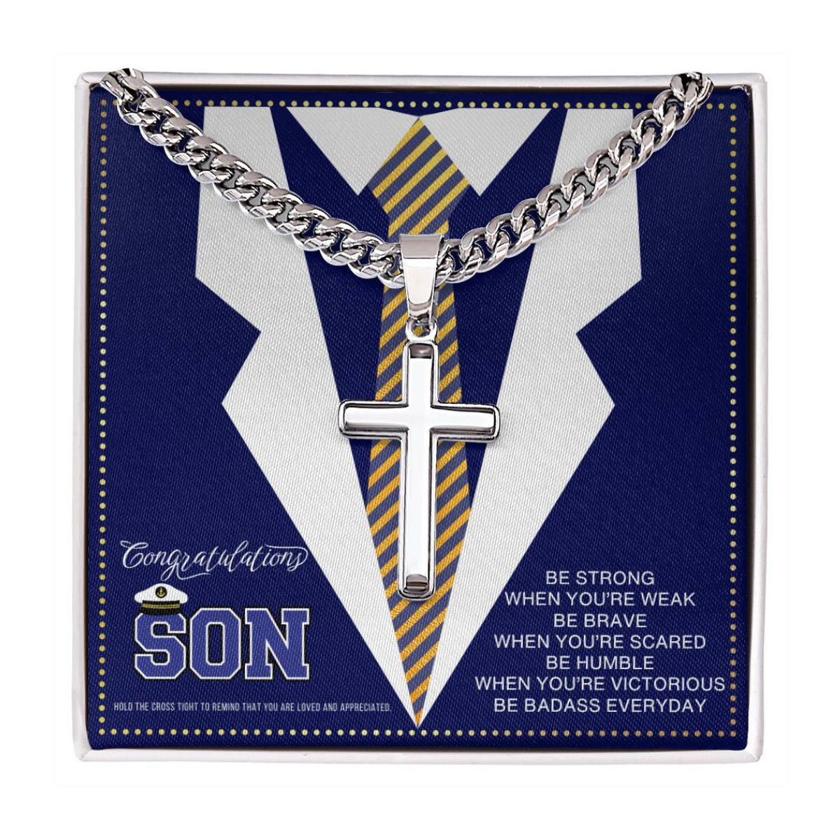 JGF Jewelry Gifts for Family US Navy Bootcamp Graduation Gifts