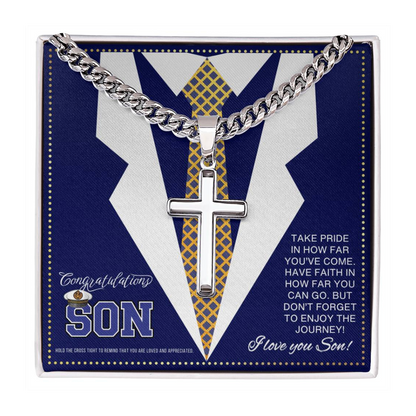 JGF Jewelry Gifts for Family Navy Military Gifts For Son Graduation