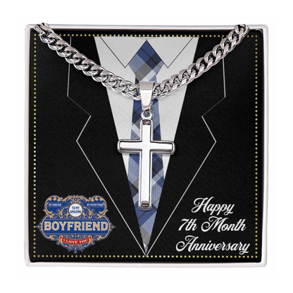 JGF Jewelry Gifts for Family 7 7th Seven Month Anniversary For Boyfriend