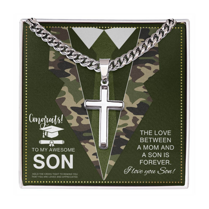 JGF Jewelry Gifts for Family Son Military Graduation Gifts for Men