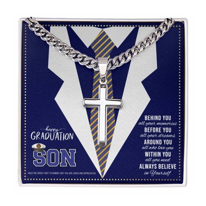 JGF Jewelry Gifts for Family Navy Boot Camp Graduation Gifts For Son