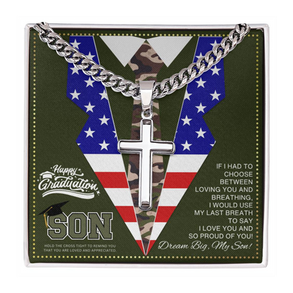 JGF Jewelry Gifts for Family Men Army Graduation Gifts For Him