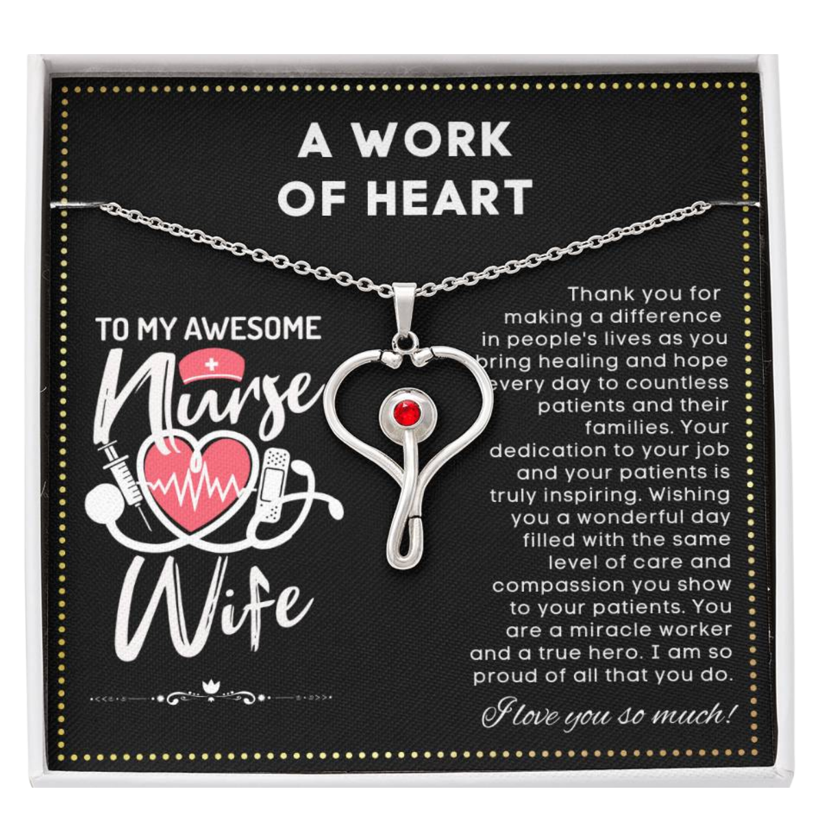 JGF Jewelry Gifts For Family Wife Nurse Gifts For Women Graduating