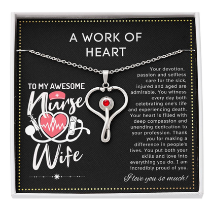 JGF Jewelry Gifts For Family Wife Nurse Practitioner Gifts For Women