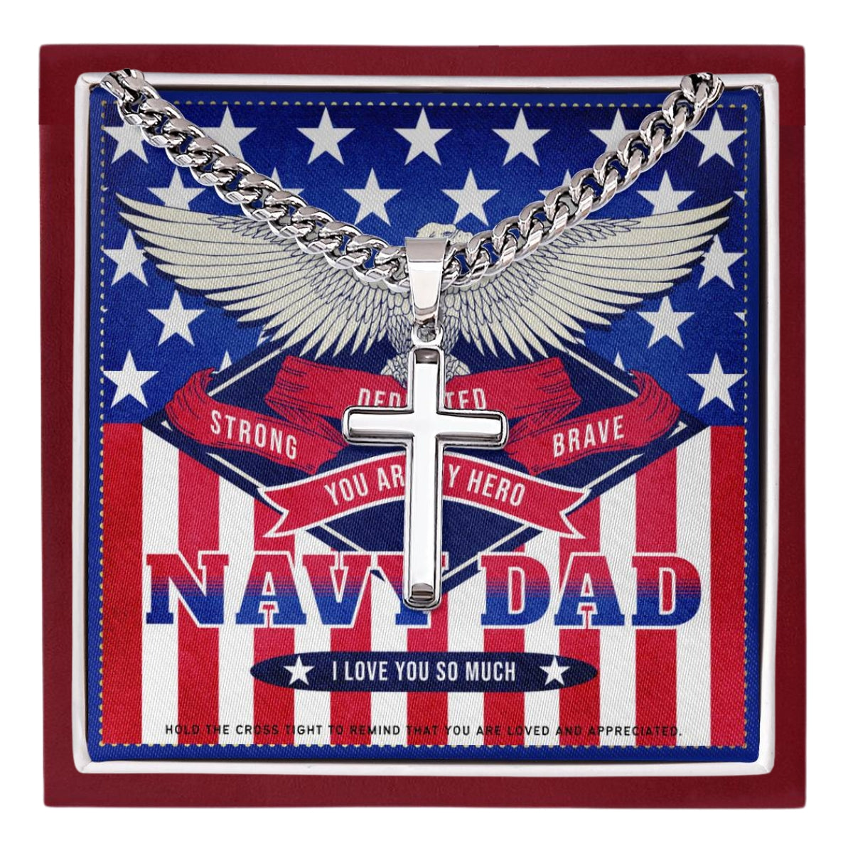 6 JGF Jewelry Gifts for Family  US Navy Dad Gifts For Men