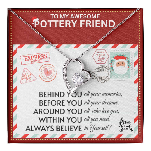 JGF Jewelry Gifts for Family Christmas Stockings Stuffer Pottery BFF Best Friend Bestie Gifts