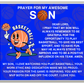 JGF Jewelry Gifts For Family Acrylic Sign Plaque Decor Basketball Prayer For My Son with Silver Cross Necklace For Kids Boys