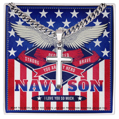 9 JGF Jewelry Gifts for Family My Son Is In The US Navy