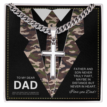 JGF Jewelry Gifts for Family Military Necklace For Men Marine Corps Necklace for Dad