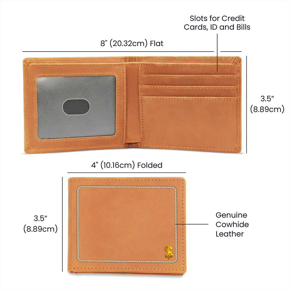 JGF Lucky Wallet For Men Dollar Sign