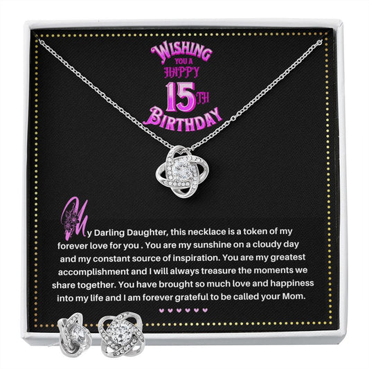 JGF Jewelry Gifts for Family | Birthday Gift For 15 Year Old Girl Teenager | 15th Birthday Gifts For Girls Necklace