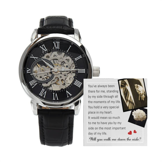 Wedding-Down The Aisle-Metal Chronograph Watch