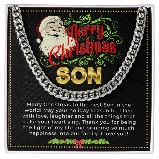 JGF Jewelry Gifts for Family | I Love You Son Gifts From Mom | To My Amazing Son Necklace From Mom For Christmas