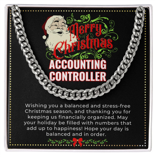 JGF Jewelry Gifts for Family | Accounting Controller Gifts | Christmas Retirement Necklace Gifts For Accountant