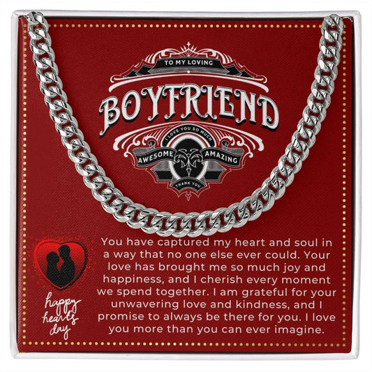 JGF Jewelry Gifts for Family Happy Valentines Day Card for Boyfriend