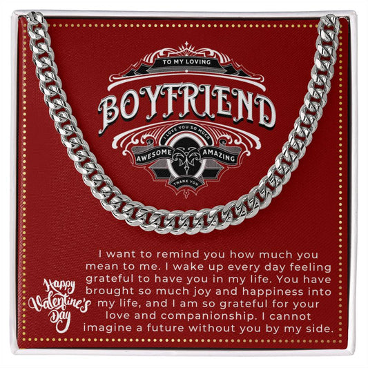 JGF Jewelry Gifts for Family Valentines Day Card For Boyfriend