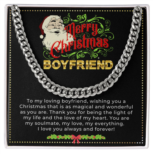 JGF Jewelry Gifts for Family | Christmas Gifts For Your Boyfriend Teen | Boyfriend Gift Basket Ideas | Stainless Steel Chain Necklace