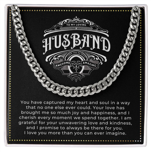 JGF Jewelry Gifts for Family | Stainless Steel Necklace For Men Cuban Link Chain