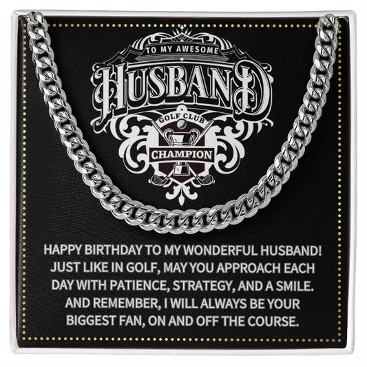 JGF Jewelry Gifts for Family Husband Golf Gifts 50 Year Old Birthday Ideas