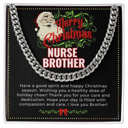 JGF Jewelry Gifts for Family | My Favorite Big Brother Is A Nurse | Christmas Gifts Presents For Adult Brother