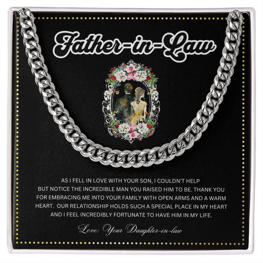 JGF Jewelry Gifts for Family | Father In Law Gift From Daughter In Law Day Of Wedding Gifts