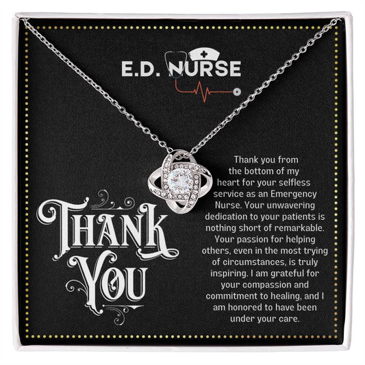 JGF Jewelry Gifts for Family | Thank You ER ED Nurse Gifts | Emergency Department Room Nurse Gifts