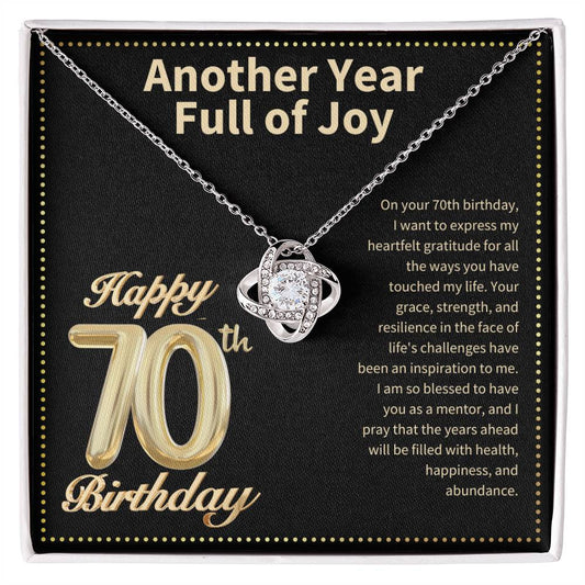 JGF Jewelry Gifts for Family 70th Birthday Card for Women