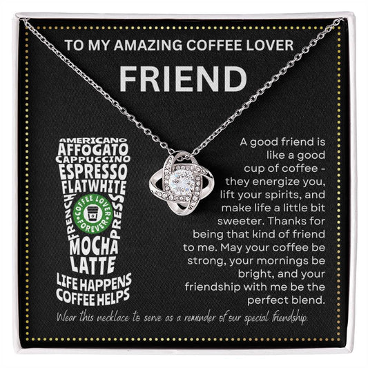 JGF Jewelry Gifts for Family Friend Who Has Everything and Loves Coffee