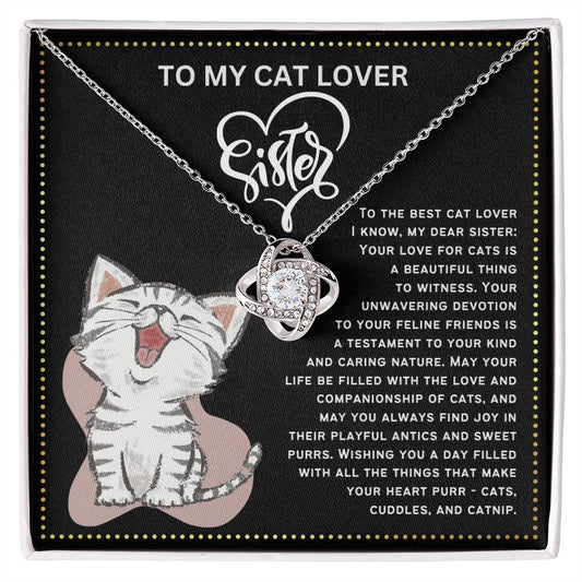 JGF Jewelry Gifts for Family I Love My Fur Cats For Cat Lover Sister's Birthday