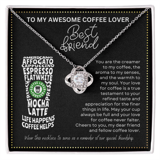 JGF Jewelry Gifts for Family No Coffee No Workee Friendship Necklace for BFF Bestie