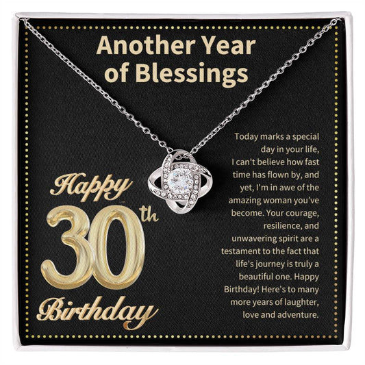 JGF Jewelry Gifts for Family 30th Birthday Card for Women