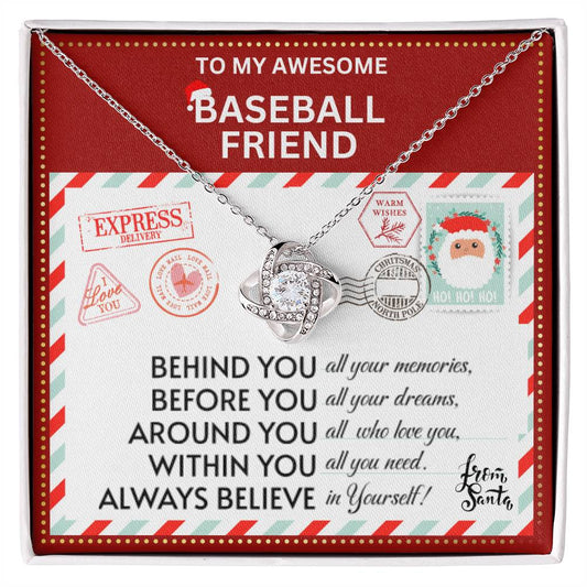 JGF Jewelry Gifts for Family Necklace Gift For Baseball Adult Female Bestie BFF Friend Far Away