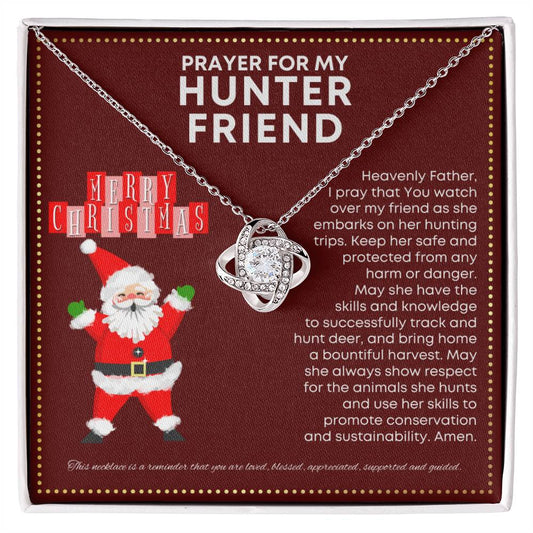 JGF Jewelry Gifts for Family Prayer For My Female Hunter Friend For Women