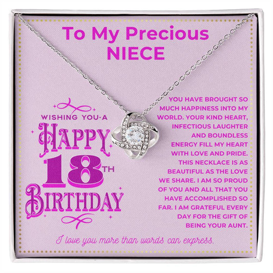 JGF Jewelry Gifts for Family Happy 18th Birthday Gifts For Niece Adult From Aunt