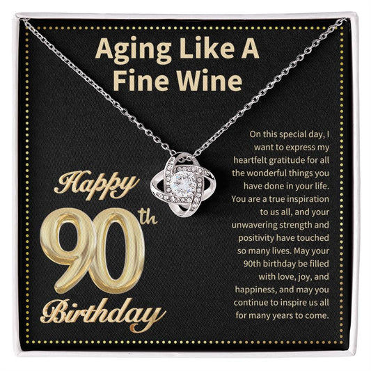 JGF Jewelry Gifts for Family 90th Birthday Card  for Women