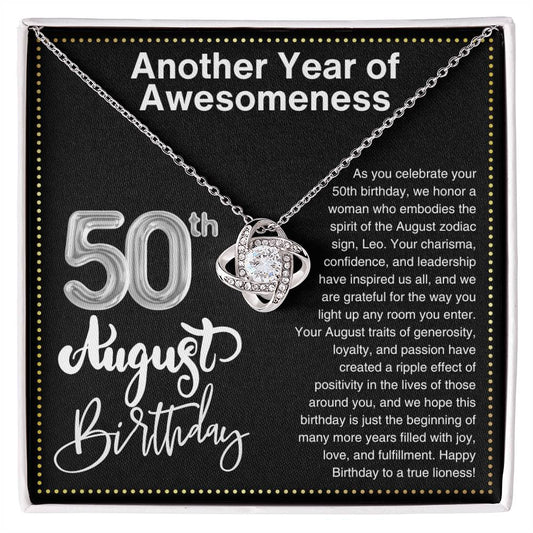 JGF Jewelry Gifts for Family 50 Birthday Gifts For Women August