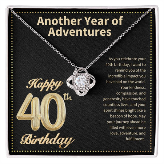 JGF Jewelry Gifts for Family 40th Birthday Card for Women