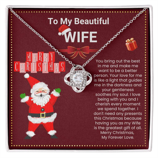 JGF Jewelry Gifts for Family To My Beautiful Wife Stainless Steel Necklace For Women