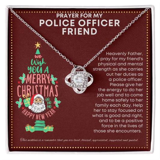 JGF Jewelry Gifts for Family I Love My Police Office Friend