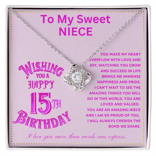 JGF Jewelry Gifts for Family Happy Birthday 15th Niece For Teen Girls From Aunt
